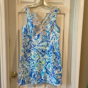 Lilly Pulitzer Gabby Shift Dress Salty Seas